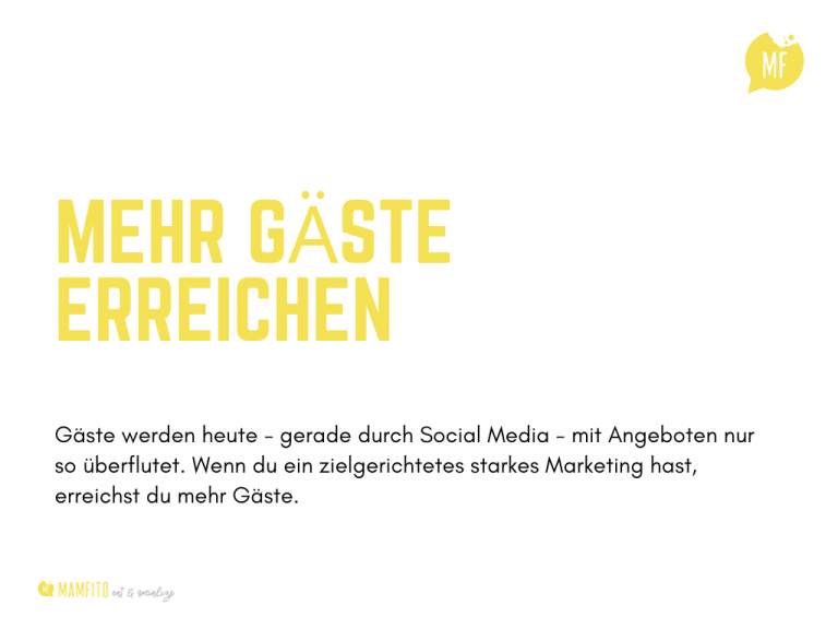 gutes Marketing in der Gastronomie hilft mehr Gäste zu erreichen