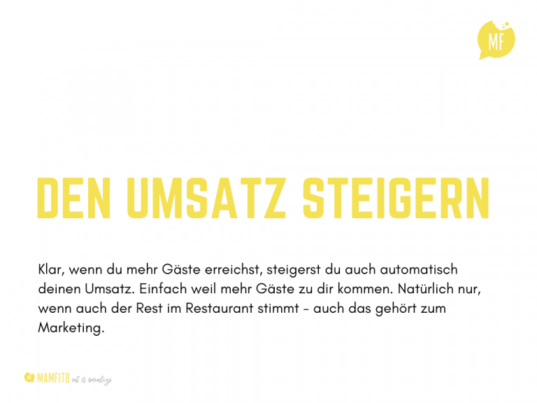 Mit starker Restaurant Werbung zu mehr Umsatz