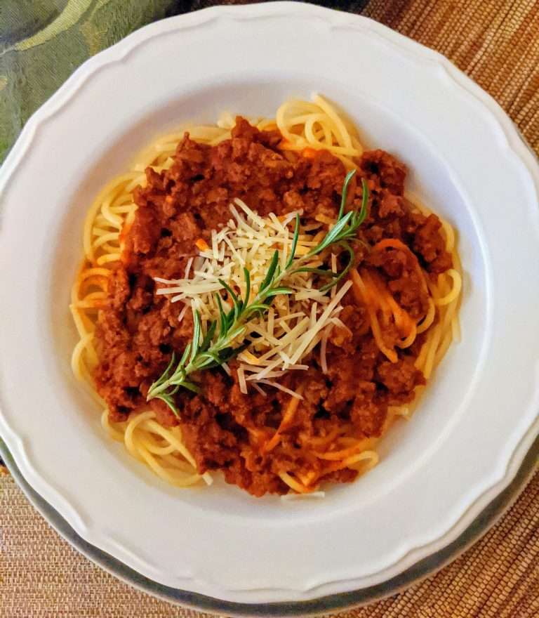 Spaghetti Bolognese Lieblingsgericht zu Mittag Deutschland