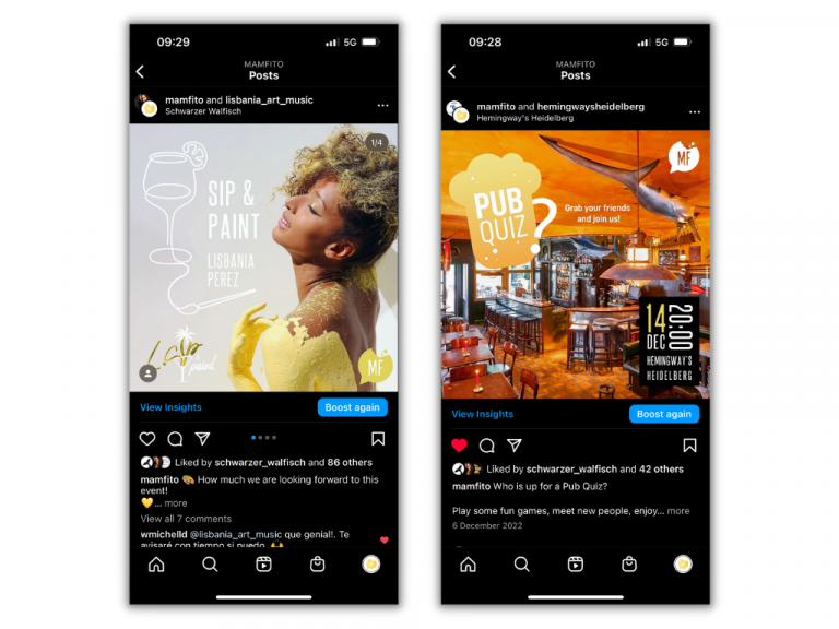 Unterschiedliche Events und Formate für Restaurants sind gute Werbeideen