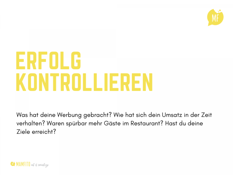 Miss den Erfolg deiner Kampagne