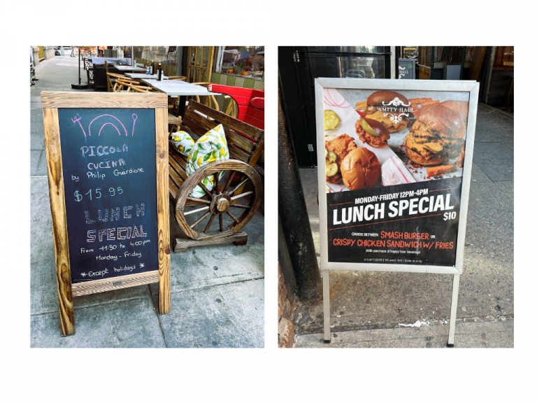 Mit dem Mittagstisch können Gäste zum Mittagessen ins Restaurant gelockt werden