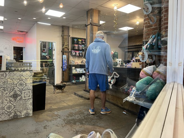 Hier kommen alle auf ihre Kosten - hinten ist sogar ein Hundesalon